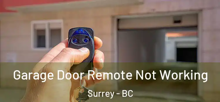  Garage Door Remote Not Working Surrey - BC